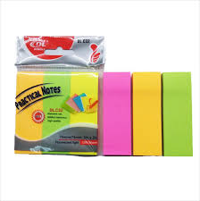 Sticky notes removable self -adhesive 100 sheets 3*3 inch 76*76mm(3colour) 1 pack)